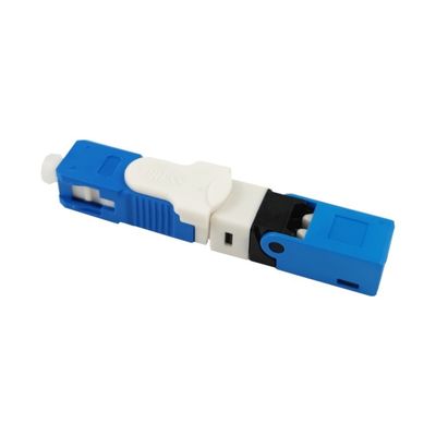 MAX≤0,5dB Perda de inserção SC UPC SM Simplex Fibra Óptica Conector Rápido para FTTH e Rede