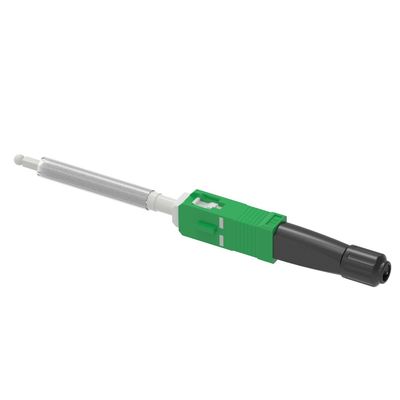 Conector rápido de fibra óptica FTTH Simplex SC com 10 vezes de reutilização e polido UPC