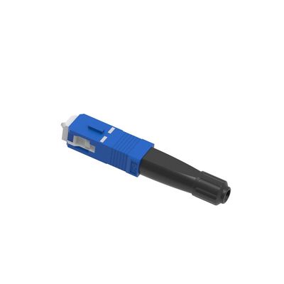 Conector rápido de fibra óptica FTTH Simplex SC com 10 vezes de reutilização e polido UPC