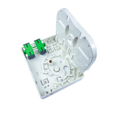 Interno de 2 núcleos de fibra óptica de plástico de fachada Socket Panel SC Tipo de conector para rede FTTH