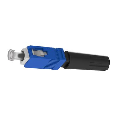 5 - Conector rápido de fibra óptica Simplex SC fabricado para montagem em campo em redes FTTH