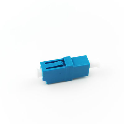 Acoplador de adaptador de fibra óptica Blue Simplex LC UPC essencial para instalações FTTH