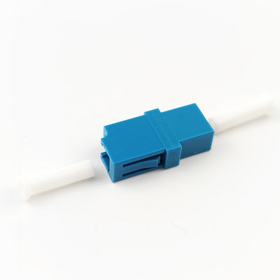 Acoplador de adaptador de fibra óptica Blue Simplex LC UPC essencial para instalações FTTH