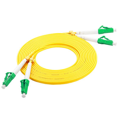 Cordão de patch de fibra óptica LC APC de comprimento personalizável para melhor desempenho FTTH