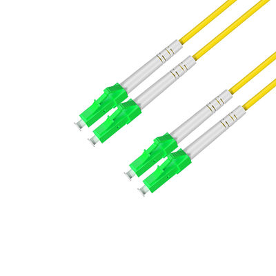 Cordão de patch de fibra óptica LC APC de comprimento personalizável para melhor desempenho FTTH