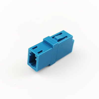 Acoplador de adaptador de fibra óptica Blue Simplex LC UPC essencial para instalações FTTH