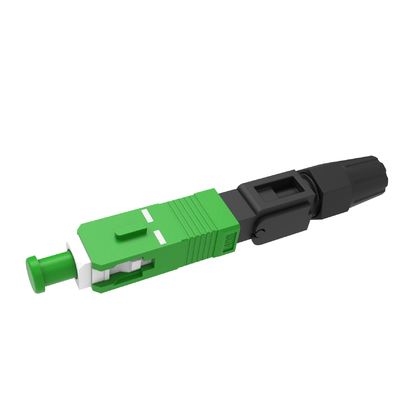 Simplex SC Fibra Óptica Conector Rápido UPC Polido para FTTH Field Assembly em Rede