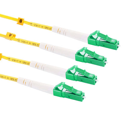 Cordão de patch de fibra óptica LC APC de comprimento personalizável para melhor desempenho FTTH