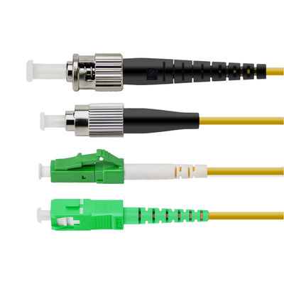 Cordão de patch de fibra óptica LC APC de comprimento personalizável para melhor desempenho FTTH