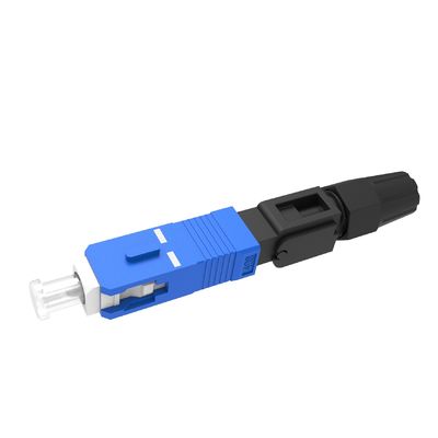 Simplex SC Fibra Óptica Conector Rápido UPC Polido para FTTH Field Assembly em Rede