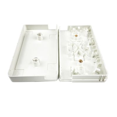 ABS 2-Cores Fibra Óptica de Plástico Faceplate Socket Panel para rede FTTX interior