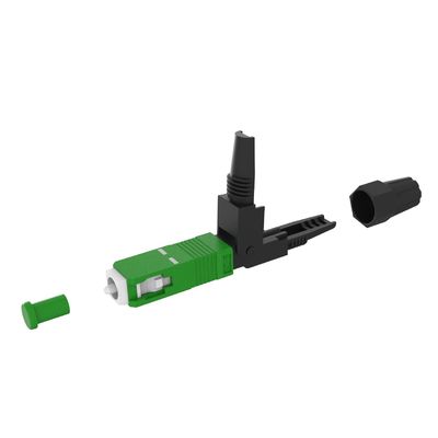 Simplex SC Fibra Óptica Conector Rápido UPC Polido para FTTH Field Assembly em Rede