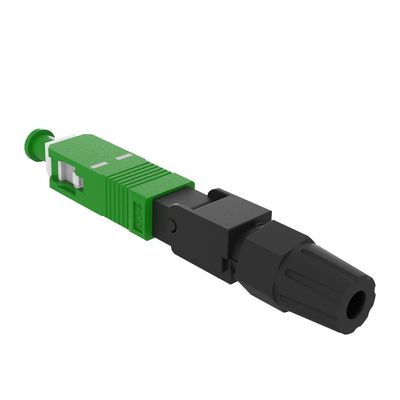 Simplex SC Fibra Óptica Conector Rápido UPC Polido para FTTH Field Assembly em Rede