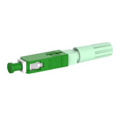 Conector rápido de fibra óptica de rede Simplex SC com cabo de queda polido UPC -40- 85C