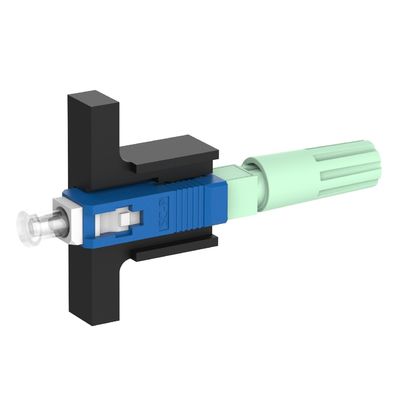 Conector rápido de fibra óptica de rede Simplex SC com cabo de queda polido UPC -40- 85C