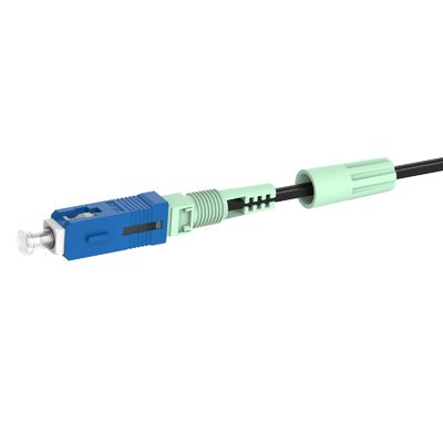 Conector rápido de fibra óptica de rede Simplex SC com cabo de queda polido UPC -40- 85C