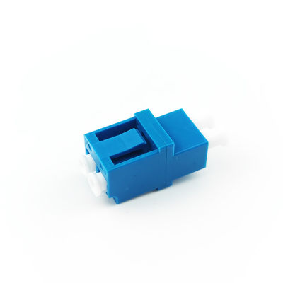 Adaptador de fibra óptica UPC LC de duplex de 2 portas de flange padrão