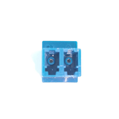 Adaptador de fibra óptica UPC LC de duplex de 2 portas de flange padrão