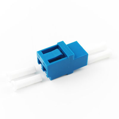 Adaptador de fibra óptica UPC LC de duplex de 2 portas de flange padrão