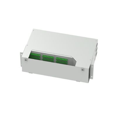 Quadro de distribuição subóptico FC APC Tipo 96 núcleos 19 polegadas Swing Fiber Optical Patch Panel