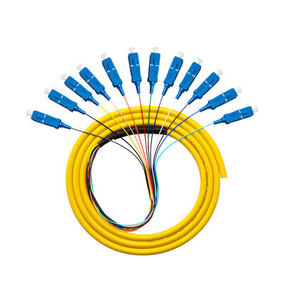 SCUPC Fibra Óptica Pigtail Patchcord em comprimento personalizável para desempenho
