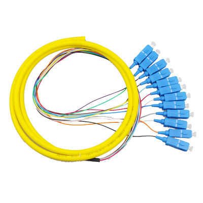 SCUPC Fibra Óptica Pigtail Patchcord em comprimento personalizável para desempenho