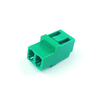 Adaptador de Fibra Óptica B LC APC Verde sem Orelhas Duplex para Aplicações FTTH