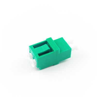 Adaptador de Fibra Óptica B LC APC Verde sem Orelhas Duplex para Aplicações FTTH
