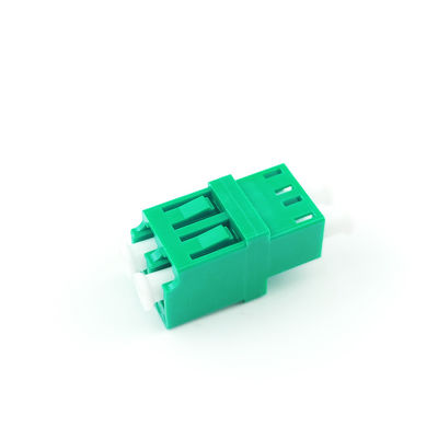 Adaptador de Fibra Óptica B LC APC Verde sem Orelhas Duplex para Aplicações FTTH