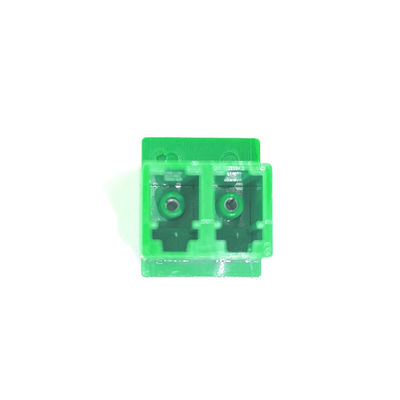 Adaptador de Fibra Óptica B LC APC Verde sem Orelhas Duplex para Aplicações FTTH