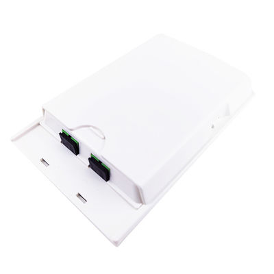Painel de soquete de fachada de fibra óptica de plástico para FTTH e instalação em núcleos brancos 2