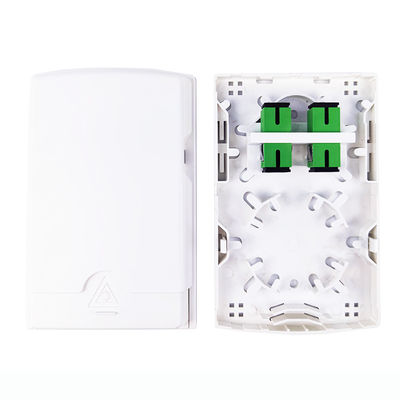 Painel de soquete de fachada de fibra óptica de plástico para FTTH e instalação em núcleos brancos 2