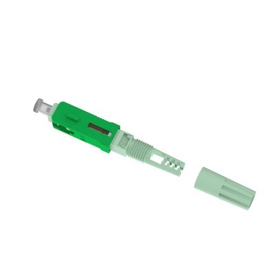 SC APC Fibra Óptica Conector Rápido para Reunião de Campo de Rede Perda de Retorno APC≥55dB