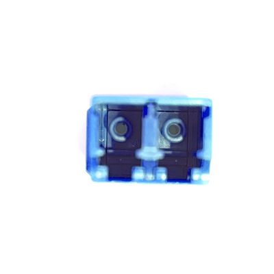FTTH Duplex LC UPC Adaptador de Fibra Ótica 2 Port Coupler PBT Design sem orelhas para rede