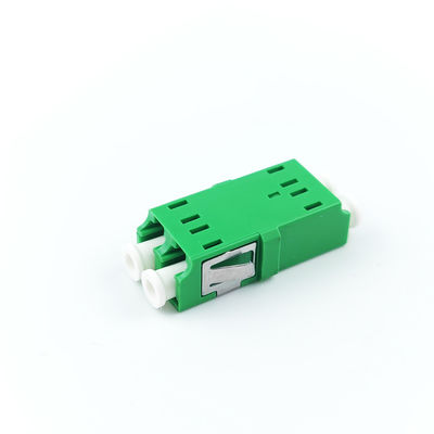 Adaptador de Fibra Óptica LC APC de 2 portas sem orelhas para conexão de fibra ótica