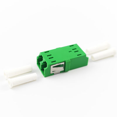 Adaptador de Fibra Óptica LC APC de 2 portas sem orelhas para conexão de fibra ótica