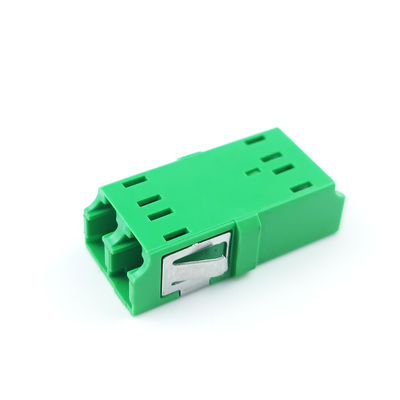 Adaptador de Fibra Óptica LC APC de 2 portas sem orelhas para conexão de fibra ótica