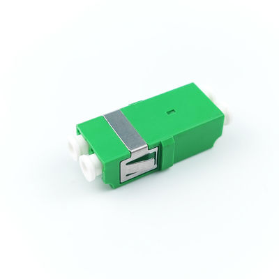 Adaptador de Fibra Óptica LC APC de 2 portas sem orelhas para conexão de fibra ótica