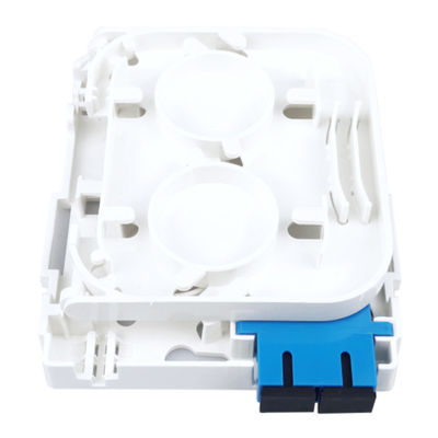 2 núcleos de plástico de fibra óptica face placa soquete painel SC tipo de conector