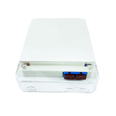 2 núcleos de plástico de fibra óptica face placa soquete painel SC tipo de conector
