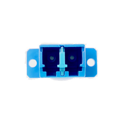 2 portas PBT LC UPC adaptador de fibra óptica acoplador duplex auricular para acoplador de fibra óptica