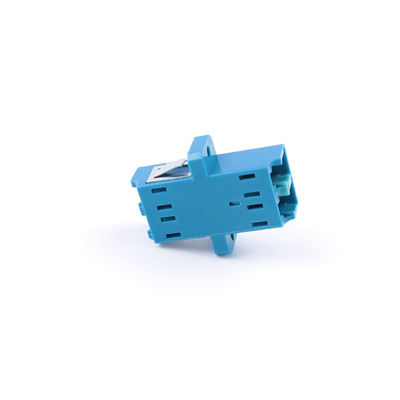 2 portas PBT LC UPC adaptador de fibra óptica acoplador duplex auricular para acoplador de fibra óptica