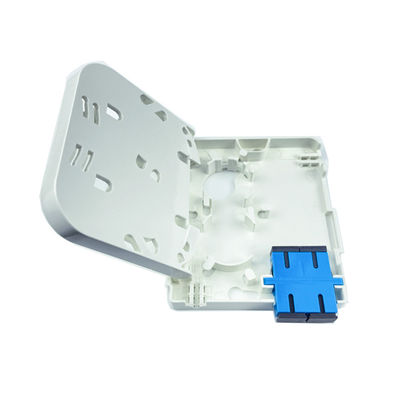 2 núcleos de plástico de fibra óptica face placa soquete painel SC tipo de conector