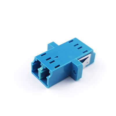 2 portas PBT LC UPC adaptador de fibra óptica acoplador duplex auricular para acoplador de fibra óptica