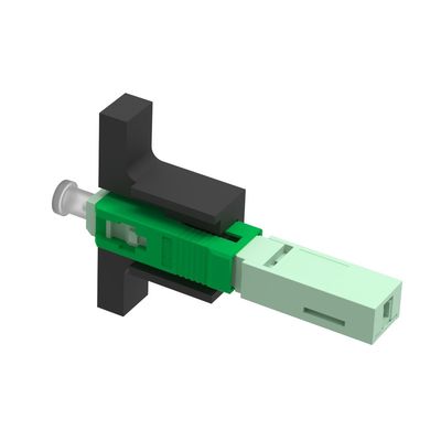 Simplex SC APC Fiber Optic Fast Connector 5 Utilizado para montagem de campo de rede LAN com fio
