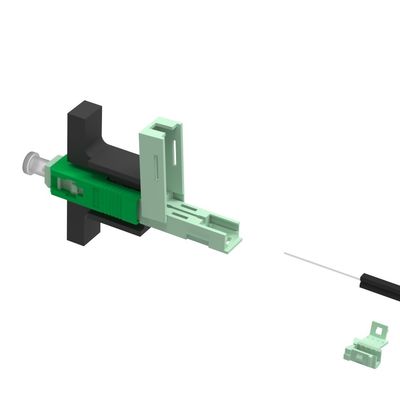 Simplex SC APC Fiber Optic Fast Connector 5 Utilizado para montagem de campo de rede LAN com fio