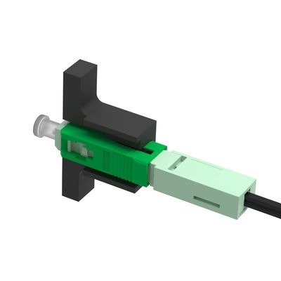 Simplex SC APC Fiber Optic Fast Connector 5 Utilizado para montagem de campo de rede LAN com fio