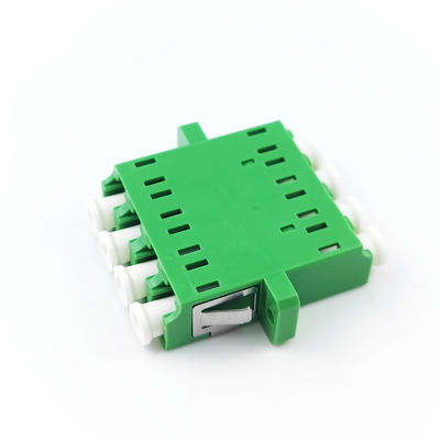 Adaptador de fibra óptica LC/APC Transformação quadrada de orelhas em cor verde