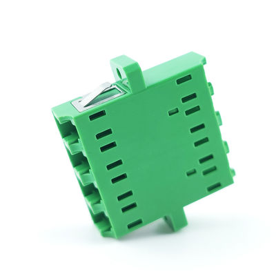 Adaptador de fibra óptica LC/APC Transformação quadrada de orelhas em cor verde