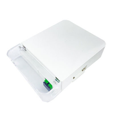 Painel de tomada de placa frontal de fibra óptica para redes FTTH interiores com 1 tipo de conector SC de núcleo